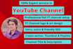 create and setup youtube channel professionally