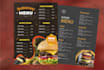 design a restaurant menu, food menu, or modern cafe menu