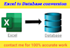 convert database to excel