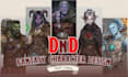 draw dnd character art, fantasy character illustration and concept art