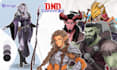 design dnd character art, fantasy character illustration for concept art