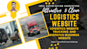 design logistics trucking moving business wordpress website
