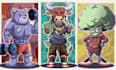 draw with mascot cartoon art style illustration anything