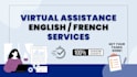 be your english or french virtual assistant