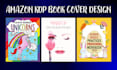create amazon kdp book cover design