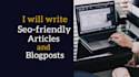 do SEO friendly article writing and blog posts