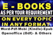 design elegant printable book and ebook