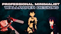 make you a minimalist wallpaper for your pc or mobile