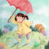 create a whimsical children book illustration