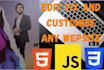 develop websites back end development
