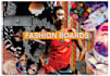 make fashion mood boards, research boards layout