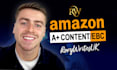 write sales spiking amazon a plus content