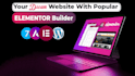 be elementor pro expert on wordpress development for responsive landing page
