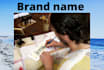 create business name, brand name, domain name with logo