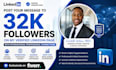 post your message to 31k professional connections