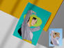 do flat drawing art of your photo