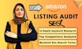 audit and optimize your amazon fba listing with seo to grow sales