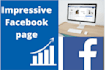 create an impressive facebook business page