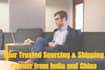 source suppliers and arrange shipping from india and china