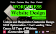 create a responsive blog or website tailored to your needs
