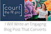 write an expert blog post