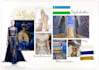 create luxury fashion mood boards, professional portfolio designs