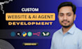develop custom reactjs web apps, ai agents as a full stack developer
