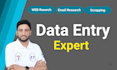 perform data entry, typing, and copy paste tasks