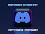 make a custom discord bot with python