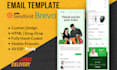 create sendgrid and brevo HTML email template