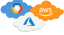 do data engineering and analytics task in aws, azure, gcp