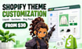 redesign your shopify store or build a custom shopify ecommerce website