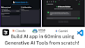 tutor or guide you to build your first ai app in 60mins