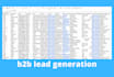 do b2b lead generation and collect business emails