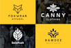 create a modern minimalist trendy and flat logo design