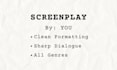 be your screenwriter for your short film
