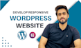 design and develop a responsive wordpress website