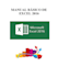 manejo base de datos y digitación en excel