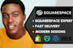 design a professional squarespace website or landing page