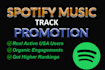 create organic spotify promotion for spotify tracks