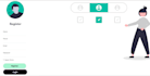 design your login and registration page  using HTML, CSS  tailwind CSS