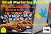 collect niche active and verify email list for email marketing