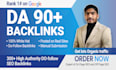 create high quality dofollow SEO backlinks