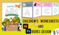 design children workbooks and worksheets