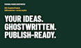 ghostwrite or write book and ebooks on personal finance, investing and budgeting
