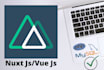 create static website in nuxt and vue js