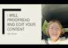 proofread and edit any piece of writing in english