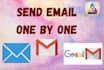 send email manually one by one