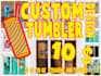 design skinny tumbler wrap 20oz 30oz