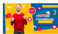 youtube  thumbnail using  adobe photoshop, illustrator, editing